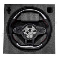 Volant de voiture en fibre de carbone, volant sport pour VW Golf MK7 MK7.5 GTI/R GTI 2015-2017