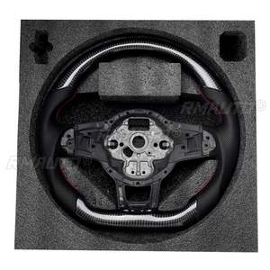 Volant de voiture en fibre de carbone, volant sport pour VW Golf MK7 MK7.5 GTI/R GTI 2015-2017 - Product Image 6