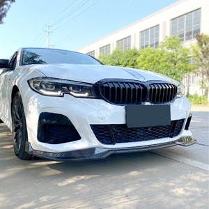 ลิ้นกันชนหน้า BMW ABS สีดำเปียโนลายคาร์บอนไฟเบอร์ สำหรับซีรีส์ 1 2 3 4 5 X1 X3 X4 X5 X6 - Product Image 2