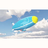 Nouveau produit, fusée gonflable, grand ballon d'hélium, dirigeable publicitaire, ballon publicitaire