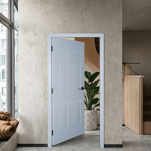 Puerta resistente al fuego de acero de 6 paneles con marco de metal con UL /WH <span class=keywords><strong>Laber</strong></span> con 90 minutos - Product Image 5