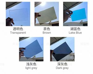 Hoja de policarbonato Toldo exterior-10x13 pies Toldo doméstico Cubiertas de lluvia delanteras y traseras para protección de puertas y ventanas - Product Image 6