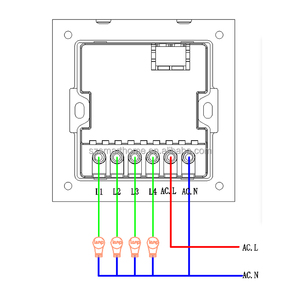 2025 ánh sáng thông minh tường chuyển đổi tuya ZigBee cổng cần thiết cuộc sống thông minh Nhà Thông Minh chủ đề chuyển đổi 4-cách cảnh kiểm soát chuyển đổi - Product Image 3