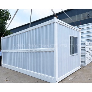 Bâtiments de bureau temporaires portables de 20 pieds résistants aux ouragans, conteneurs pliables préfabriqués démontables pour le stockage - Product Image 5