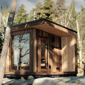 Ducha integrada tradicional para exteriores, sauna y calentador eléctrico personalizado de alta gama para ocio con conexión inalámbrica Sala de sauna - Product Image 4