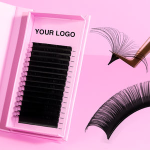Extensions de cils en cachemire volume profond noir mat 0.03 0.05 0.07 en gros, étiquette privée, végan, sans cruauté, BC LC personnalisé - Product Image 6