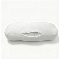 Oreiller en mousse à mémoire de forme déchiquetée réglable, oreiller personnalisé en bambou pour chambre à coucher, doux et confortable