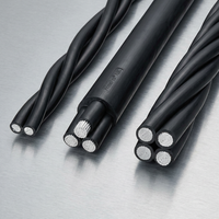 Câble Aérien PrimePro ABC 0.6/1kV, Conducteur en Aluminium Pureté 99.7%, Isolation XLPE, Duplex, Triplex, Quadruplex, Alimentation Électrique