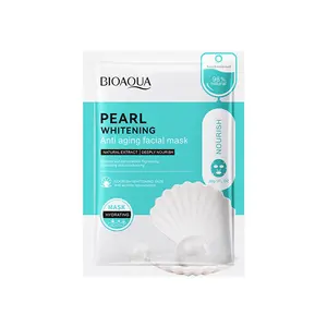 BIOAQUA Pearl Whitening Anti-Wrinkle facial Mask hydrating mask single pack facial mask to brighten skin tone