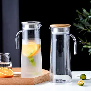 Promotionele Plastic Herbruikbare Koud Geperst Sap Water Pitcher Kannen Voor Cafes Bars Hotels Water Pitcher