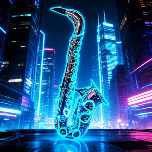 Saxophone lumineux à fibre optique - Accessoire de fête lumineux <span class=keywords><strong>pour</strong></span> mariage/spectacle/scène/festival, instrument de <span class=keywords><strong>musique</strong></span> lumineux coloré - Product Image 1