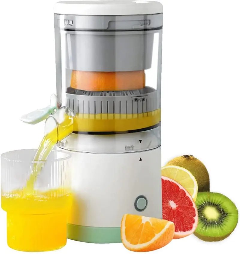 Máquina exprimidora eléctrica portátil de naranja, Extractor de zumo de  frutas de gran capacidad, exprimidores de prensa de frutas, licuadora,  electrodomésticos de cocina para el hogar - AliExpress