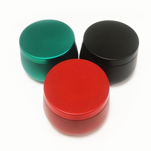 Boîtes à bougies en fer blanc écologiques en gros, avec logo personnalisé, 4oz 8oz 12oz, mini pots à bougies métalliques avec couvercle - Product Image 3