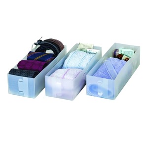 LOT DE 3 PETITS DIVISEURS EN PLASTIQUE 10,5X30 H. 8CM - Product Image 1