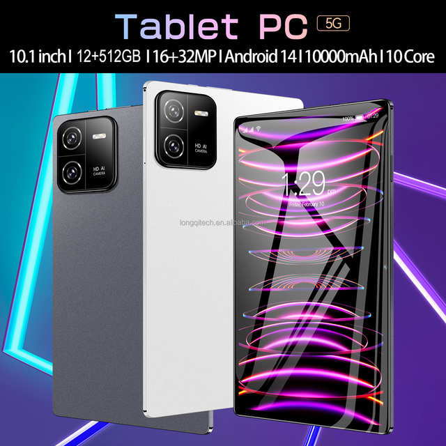 Cheap Android 13 Octa Core Kids Educational OEM WIFI 4G Tablet 256GB/512GB 10.1" Gaming & Entertainment SIM Card
