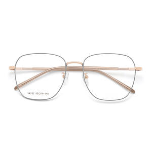 Monturas de Gafas Cuadradas de Aleación Xxx 34762, Montura Completa, Tendencia de Moda Unisex, Origen Danyang - Product Image 2