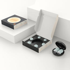 Airbag Schall dämmung Faltbare Ohr stöpsel Weiche Silikon-Schlaf-Ohrhörer zur Geräusch reduzierung Schnarchen Gehörschutz-Wieder verwendbar - Product Image 1