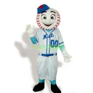 Funtoys Blue And White Human Adult Cartoon Character Play Mascot Costume for Stage Performance Prop