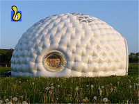Grande tente extérieure de partie gonflable d'igloo de tente de dôme pour l'activité extérieure