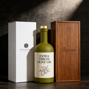 Botella de Vidrio para Vodka, Whisky, Aceite de Oliva, con Tapón de <span class=keywords><strong>Corcho</strong></span>, Personalizable con Logotipo, 200ml, 250ml, 375ml, 500ml, 750ml, 1000ml - Product Image 1