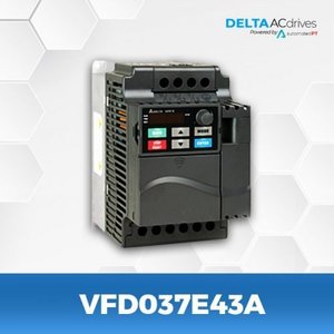 Variateur de fréquence VFD série E, modèle VFD037E43A, 3,75 kW, 5 CV, 460 V CA, 8,5 A, en stock – Meilleures ventes - Product Image 1