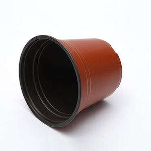 Pots de pépinière en plastique bicolore pour la maison et le jardin Contenant de plantes à fleurs et de graines de toutes tailles - Product Image 3