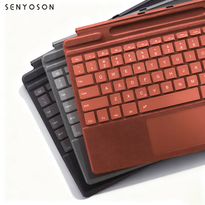 Teclado Magnético Desmontable SYX para <span class=keywords><strong>Surface</strong></span> <span class=keywords><strong>Pro</strong></span> <span class=keywords><strong>8</strong></span> 9 10, Cubierta Inalámbrica BT con Trackpad, Tecla Copilot, Protección Completa, Folio - Product Image 5