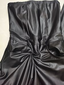 Nuove tute aderenti da <span class=keywords><strong>donna</strong></span> alla moda con tasca in morbida <span class=keywords><strong>pelle</strong></span> <span class=keywords><strong>nera</strong></span> tute da allenamento Casual in <span class=keywords><strong>pelle</strong></span> Cargo tute da <span class=keywords><strong>donna</strong></span> - Product Image 6