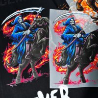 Etiqueta Personalizada de Oso con Impresión por Transferencia de Calor DTF de Alta Calidad para Camisetas, Material de Plastisol Resistente al Agua, Diseño de Transferencia Listo para Planchar