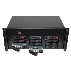 Chasis de Almacenamiento para Servidor NAS Industrial de 19 Pulgadas 4U, 12 Bahías con Ventilador, ATX, Plástico y Aluminio, Gran Capacidad de Respaldo de Datos, Servidor NAS de 19 Pulgadas C - Product Image 4