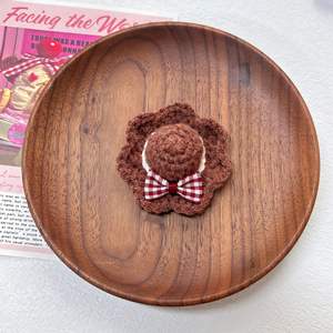 หมวกถักโครเชต์ทำด้วยมือสำหรับตุ๊กตาผ้าฝ้าย10-cm และหมีตัวยาว13ซม. สำหรับทุกเพศทุกวัย8 + - Product Image 5