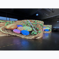 Écran LED d'affichage vidéo 500x500mm P2.9 avec connexion HUB, étanche, pour location, événements, églises, intérieur et extérieur