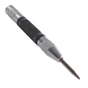 Silver-Black High-Hardness Manual Drilling Tool <b>Automatic</b> <b>Center</b> <b>Punch</b> for Emergency Window Breaking Metal Positioning Tool - Product Image 1