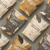 Pochette en plastique de qualité alimentaire avec impression personnalisée, sac d'emballage thermoscellé pour le lactosérum, la poudre, le café, le Snack, emballage alimentaire