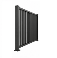Écran de clôture en aluminium architectural avec persiennes verticales pour hôtel, villa, balcon et aménagement paysager