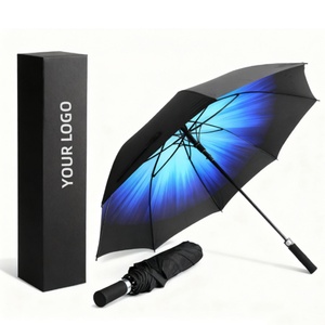 Innovative Shenzhen Wholesale 30 Inch Large Windproof logo Prints Big Luxury Promotional Branded Custom Golf <b>Umbrella</b> - Product Image 1