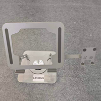 Support pour ordinateur portable avec support pour téléphone, rotation à 360°, inclinaison réglable en hauteur, support de bureau en acier ABS pour tablette, PC, bureau