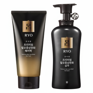 Offerta Speciale: Shampoo Premium alle Erbe Ryeo Chouibang 490ml, Trattamento Anticaduta, Maschera per Capelli 300ml, 1 Unità - Product Image 1