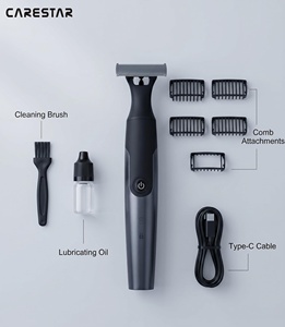 Kit <span class=keywords><strong>de</strong></span> Aseo Profesional 2 en 1 para Hombre, Recortadora Corporal, Recortadora <span class=keywords><strong>de</strong></span> Barba y Vello Nasal a Prueba <span class=keywords><strong>de</strong></span> Agua, Máquina <span class=keywords><strong>de</strong></span> <span class=keywords><strong>Afeitar</strong></span> Eléctrica para Hombre - Product Image 4