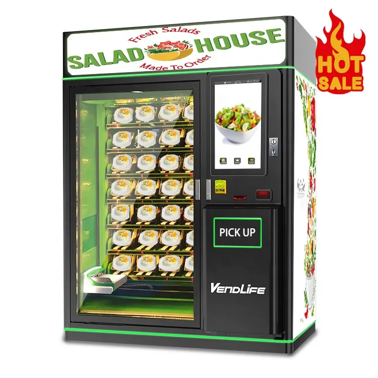 Hot Selling Low Price Fresh Fruits Vegetables Salad Vending Machine Qatar Vendlife Vendor Machine