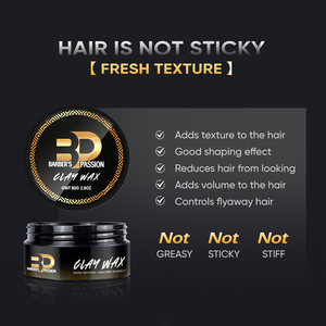 Nhà sản xuất đạt chứng nhận <span class=keywords><strong>EU</strong></span> và Mỹ, thương hiệu của bạn, sáp tạo kiểu tóc nam lì, nhãn hiệu riêng tùy chỉnh, kiểu tóc tự nhiên, dễ sử dụng - Product Image 6