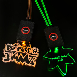 Qcool biểu tượng tùy chỉnh khuyến mại bán buôn số lượng lớn có thể sạc lại không thấm nước RGB ánh sáng hỗ trợ buổi hòa nhạc phụ kiện ánh sáng dây buộc - Product Image 1