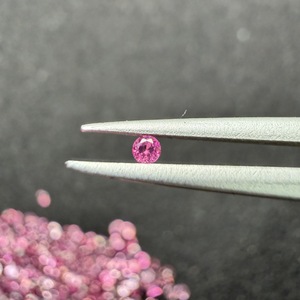 Natural Pink Tourmaline Round Brilliant Cut 1.0-1.5mm Loose Gemstone Jewelry Stone - Product Image 1