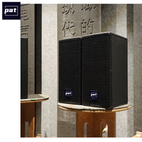 Sistema de Sonido Activo 2.1, Conjunto Completo PA, Altavoz de Rango Completo Doble de 5 Pulgadas, Subwoofer Activo Individual de 12 Pulgadas, 1200W, Madera
