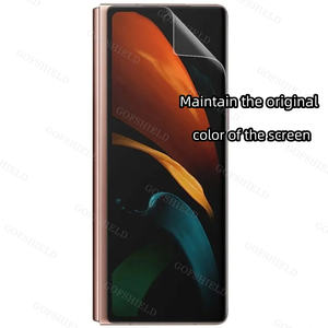 Pour <span class=keywords><strong>Samsung</strong></span> <span class=keywords><strong>Galaxy</strong></span> <span class=keywords><strong>Z</strong></span> Fold Series Qualité Supérieure Couverture Complète TPU Film Hydrogel Transparent Écran Principal + Deuxième Écran + Écran Arrière - Product Image 5