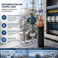 Câble d'instrumentation blindé double gaine en PVC pour l'automatisation, le contrôle et l'interconnexion des données de processus