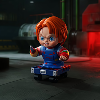 POPMART Original Limited Chucky Franchise Series Figures Series Vinyl Plush-made Blind Box Cadeaux de Noël et d'Halloween