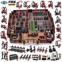 Équipement de musculation commercial FRS en acier, ensemble complet de machines de musculation à charge par plaques et poids libres, robuste pour centre de fitness