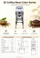 Machine de tri des grains de café par couleur |   Équipement de tri optique miniature pour les torréfacteurs de café de spécialité