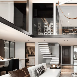 Sanhai Light Luxury Interior Design Service appartamento Loft <span class=keywords><strong>casa</strong></span> <span class=keywords><strong>3D</strong></span> Max Rendering costruzione <span class=keywords><strong>casa</strong></span> disegno opere avanzate Idea - Product Image 1